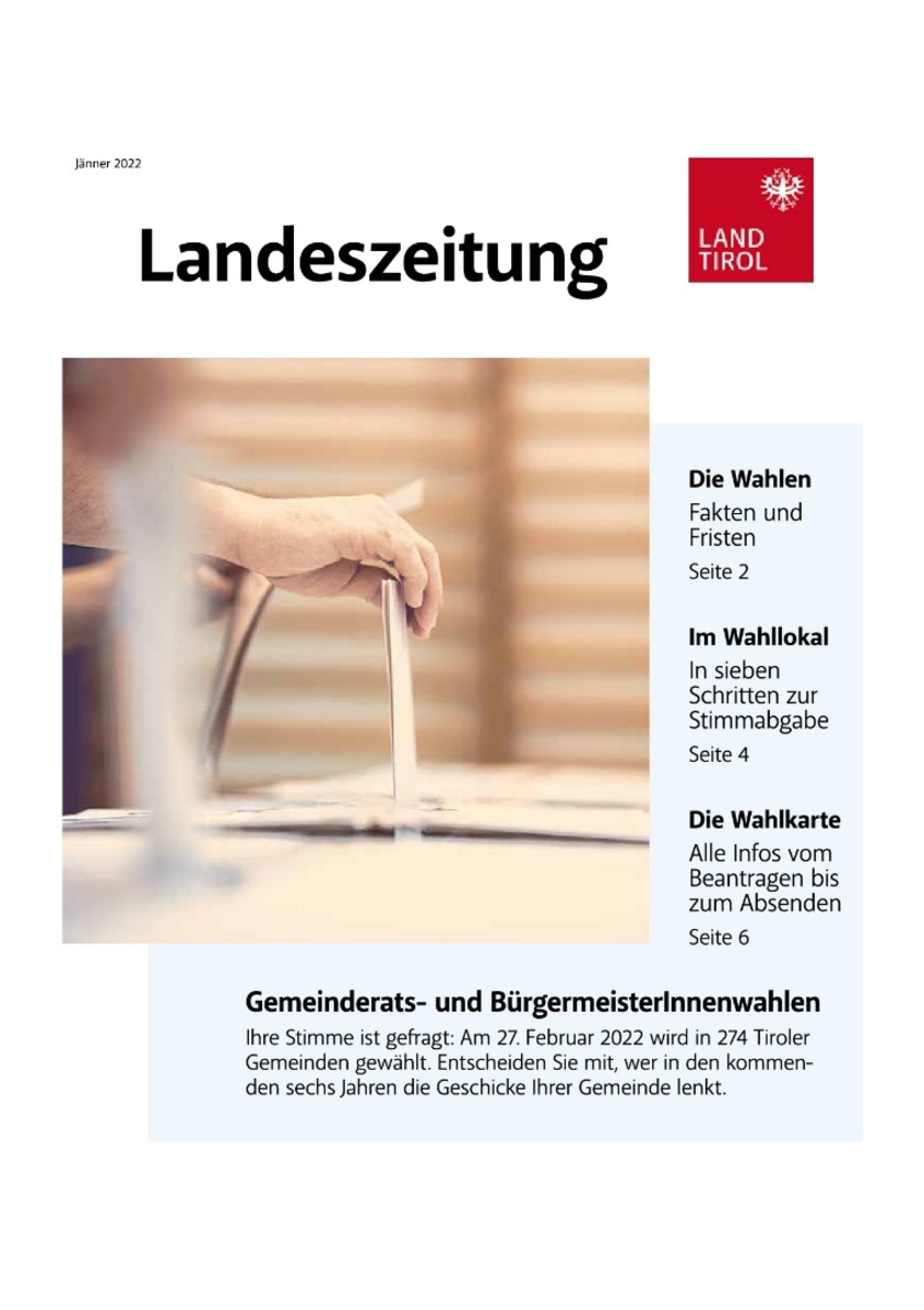 Titelblatt Jänner 2022